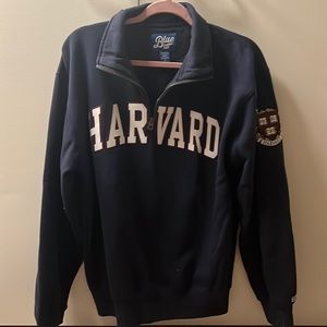 women’s size S harvard quarter zip